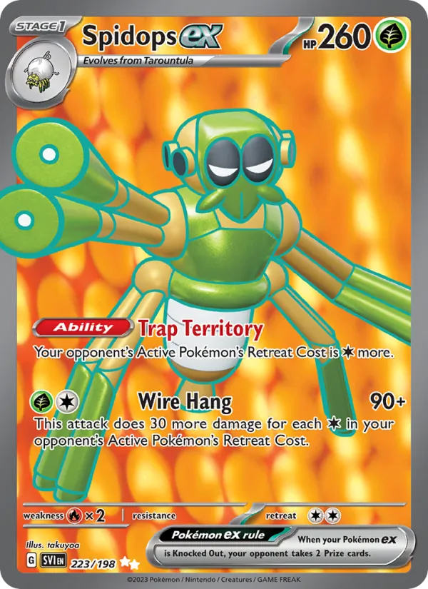 Spidops ex 223/198 — Scarlet & Violet