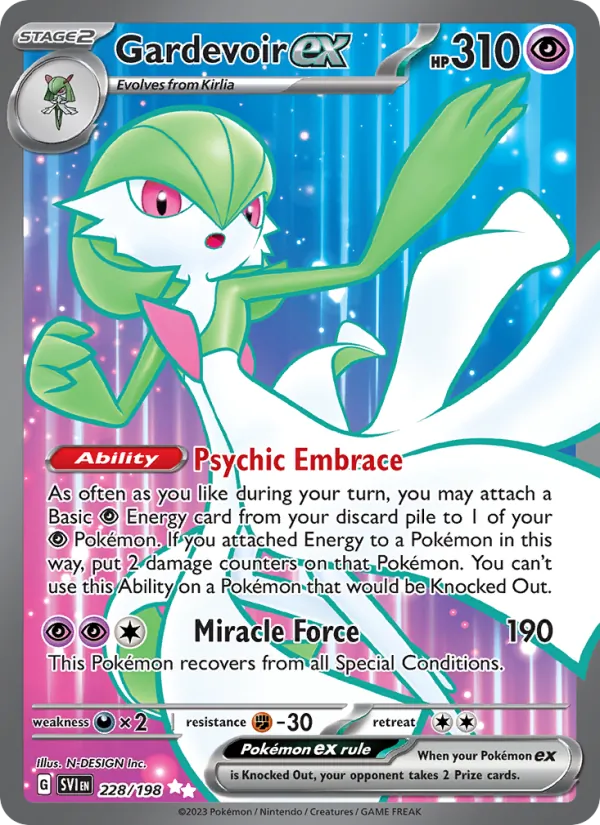 Gardevoir ex 228/198 — Scarlet & Violet