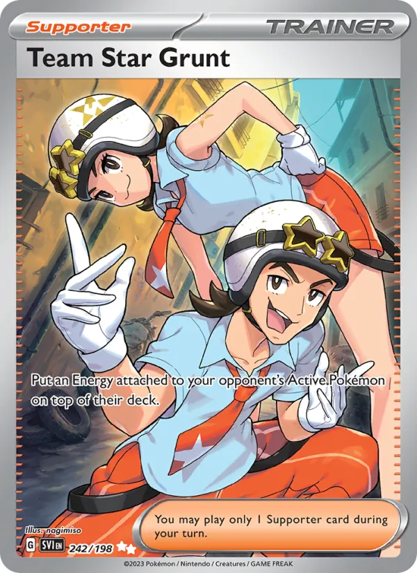 Team Star Grunt 242/198 — Scarlet & Violet