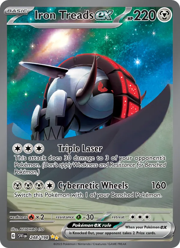 Iron Treads ex 248/198 — Scarlet & Violet