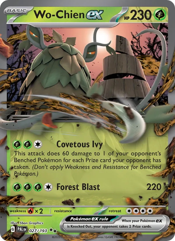 Wo-Chien ex 027/193 — Paldea Evolved