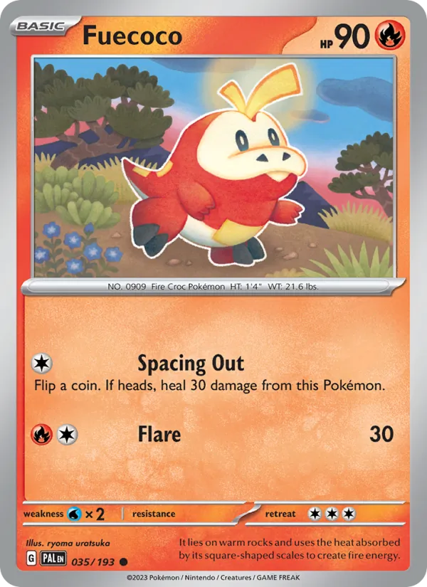 Fuecoco 035/193 — Paldea Evolved
