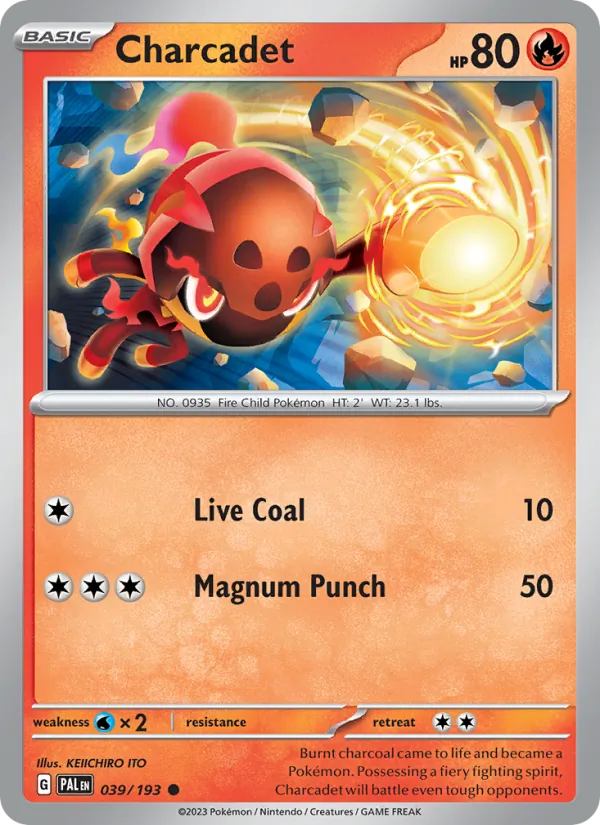 Charcadet 039/193 — Paldea Evolved