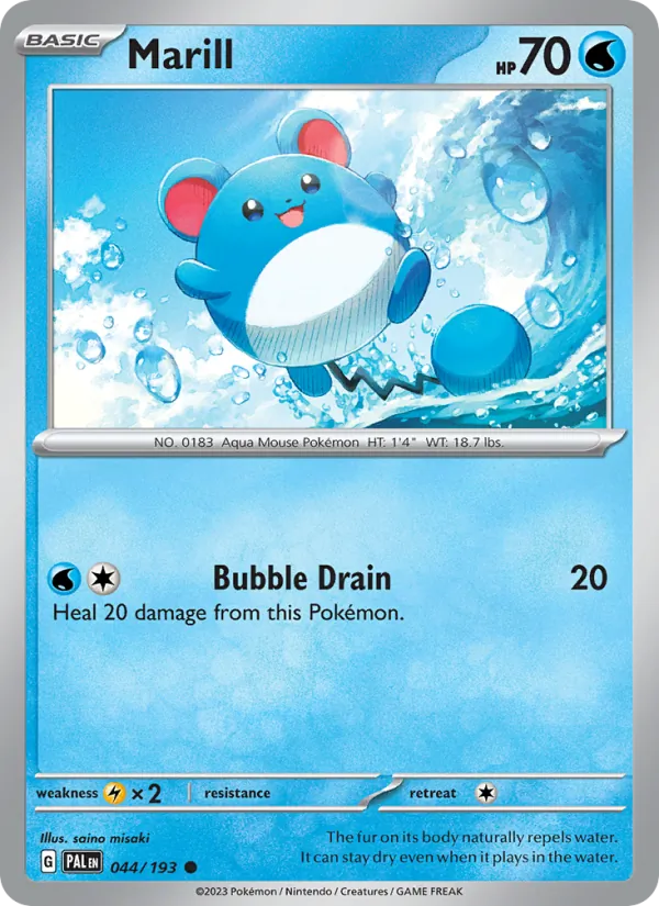Marill 044/193 — Paldea Evolved