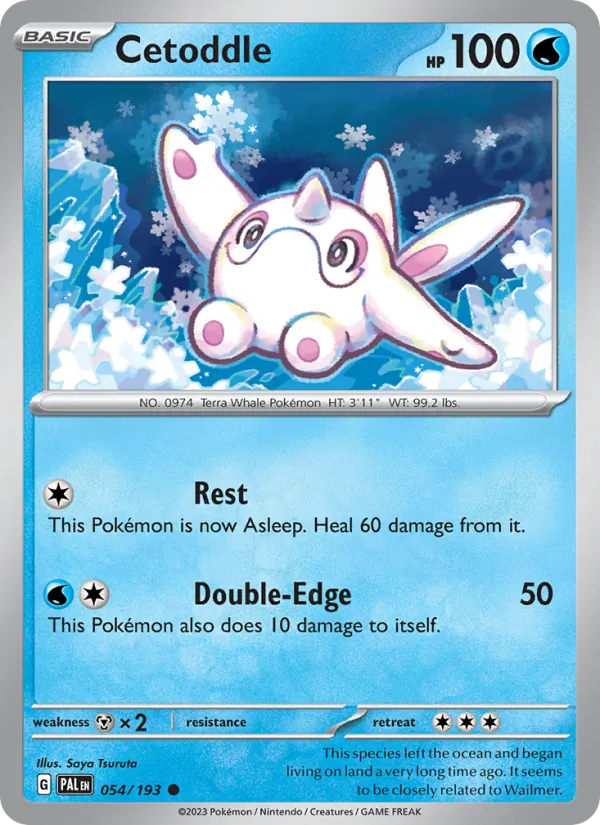 Cetoddle 054/193 — Paldea Evolved