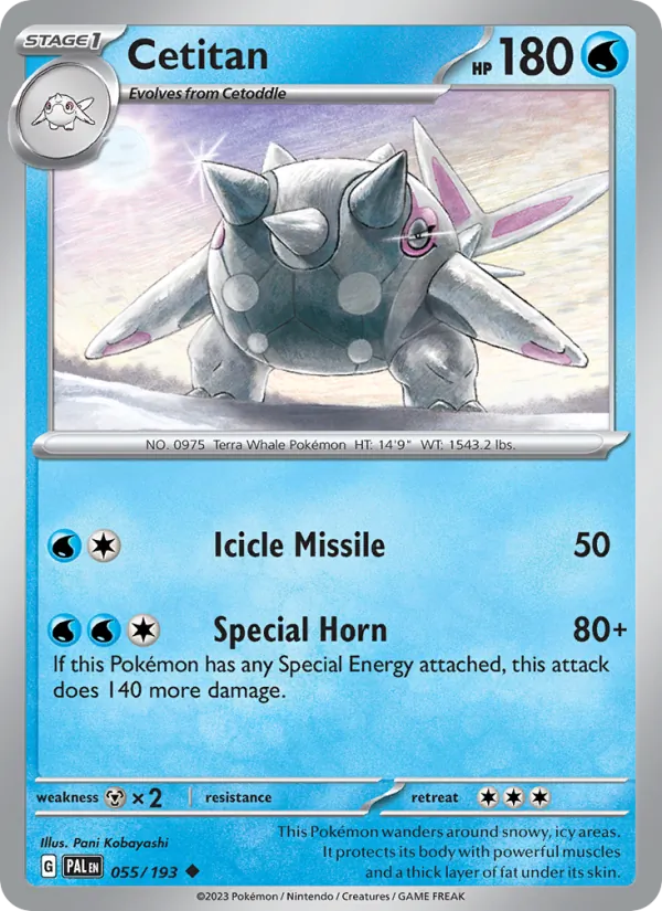 Cetitan 055/193 — Paldea Evolved