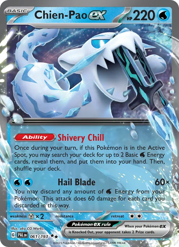 Chien-Pao ex 061/193 — Paldea Evolved
