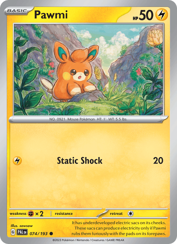 Pawmi 074/193 — Paldea Evolved