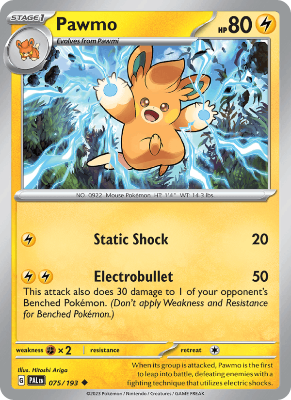 Pawmo 075/193 — Paldea Evolved