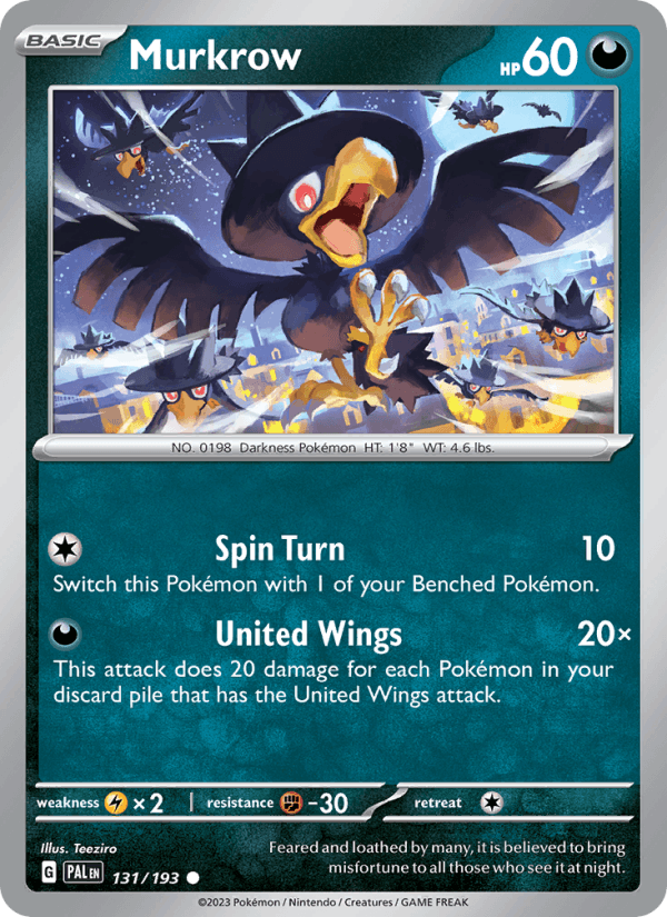 Murkrow 131/193 — Paldea Evolved