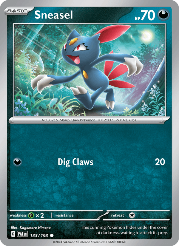 Sneasel 133/193 — Paldea Evolved