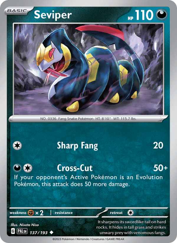 Seviper 137/193 — Paldea Evolved