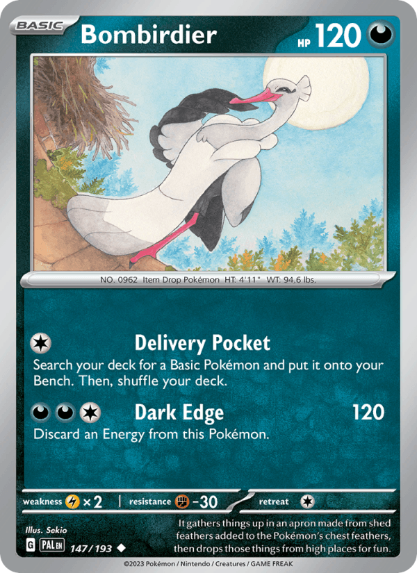 Bombirdier 147/193 — Paldea Evolved