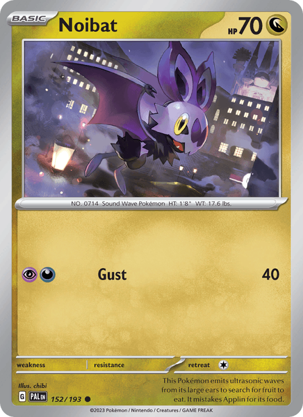 Noibat 152/193 — Paldea Evolved