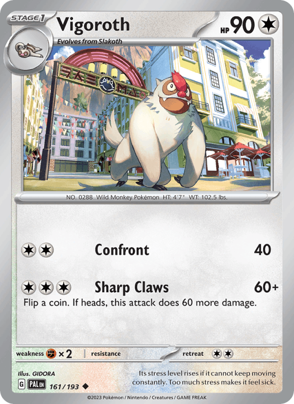 Vigoroth 161/193 — Paldea Evolved