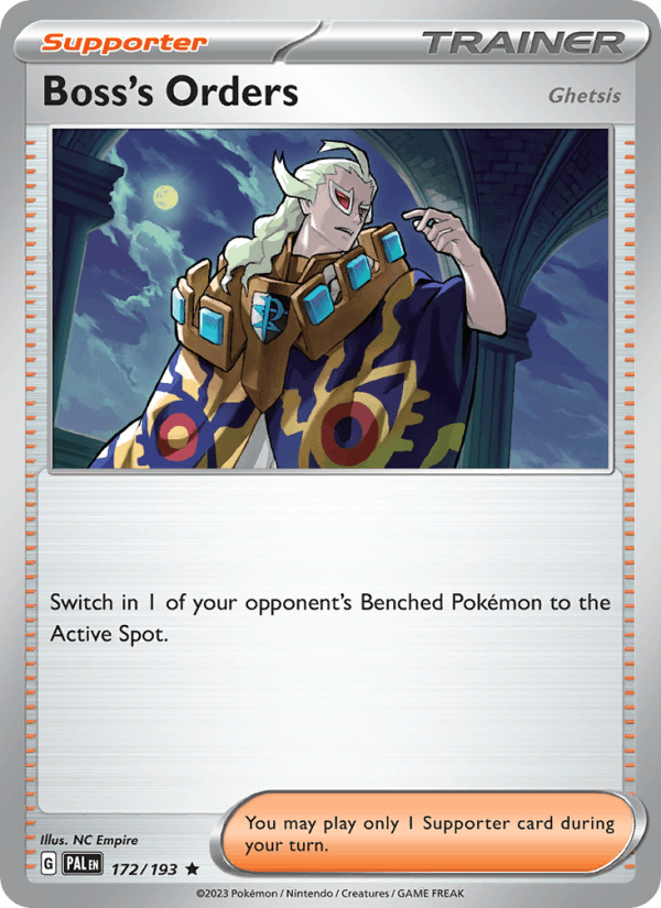 Boss's Orders 172/193 — Paldea Evolved