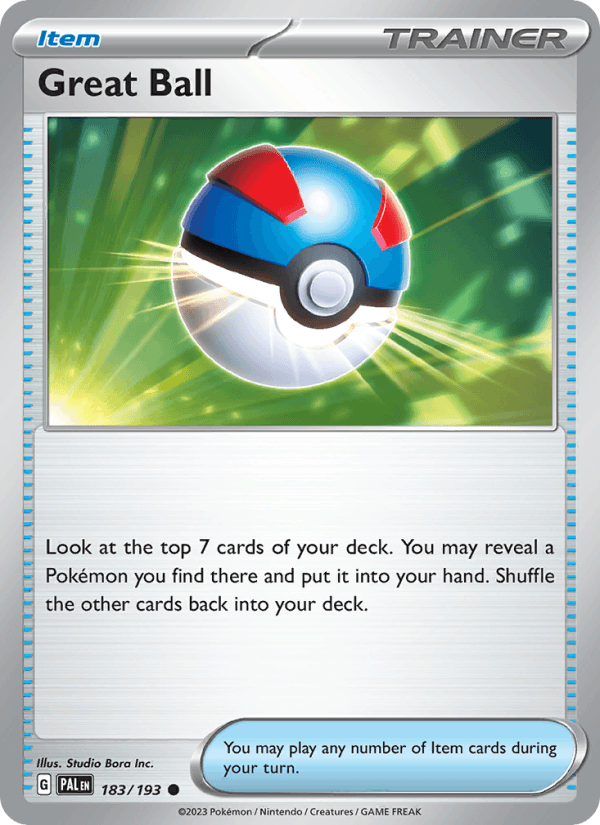 Great Ball 183/193 — Paldea Evolved