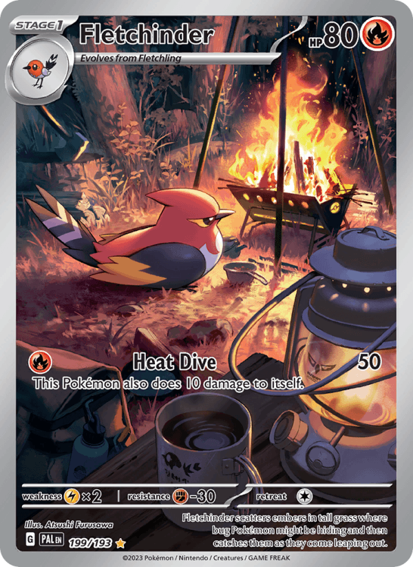 Fletchinder 199/193 — Paldea Evolved