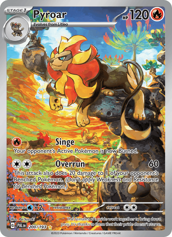 Pyroar 200/193 — Paldea Evolved