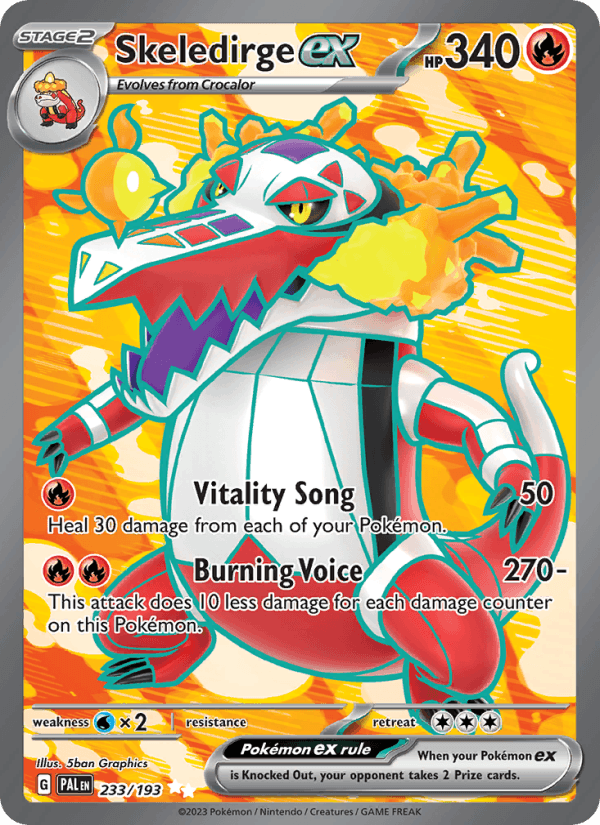Skeledirge ex 233/193 — Paldea Evolved