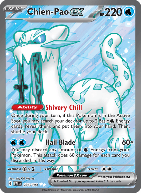 Chien-Pao ex 236/193 — Paldea Evolved