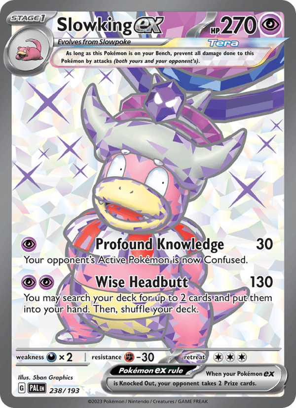 Slowking ex 238/193 — Paldea Evolved