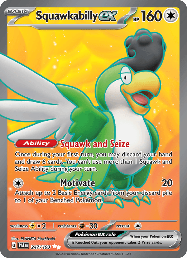Squawkabilly ex 247/193 — Paldea Evolved