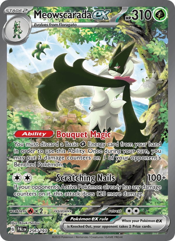 Meowscarada ex 256/193 — Paldea Evolved