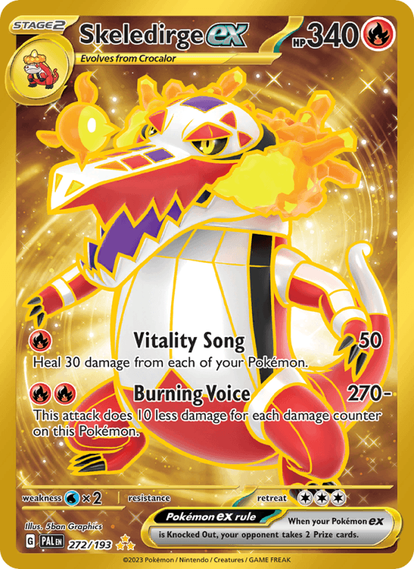 Skeledirge ex 272/193 — Paldea Evolved