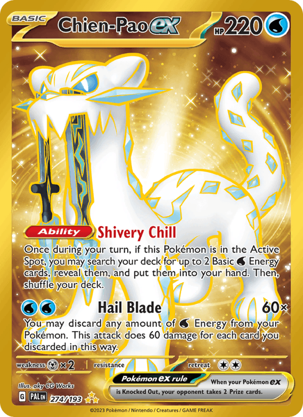Chien-Pao ex 274/193 — Paldea Evolved