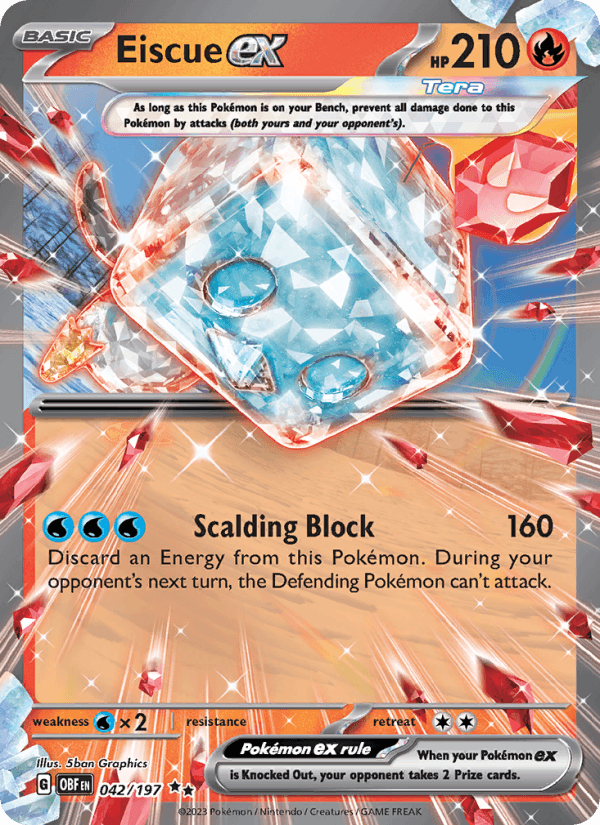Eiscue ex 042/197 — Obsidian Flames