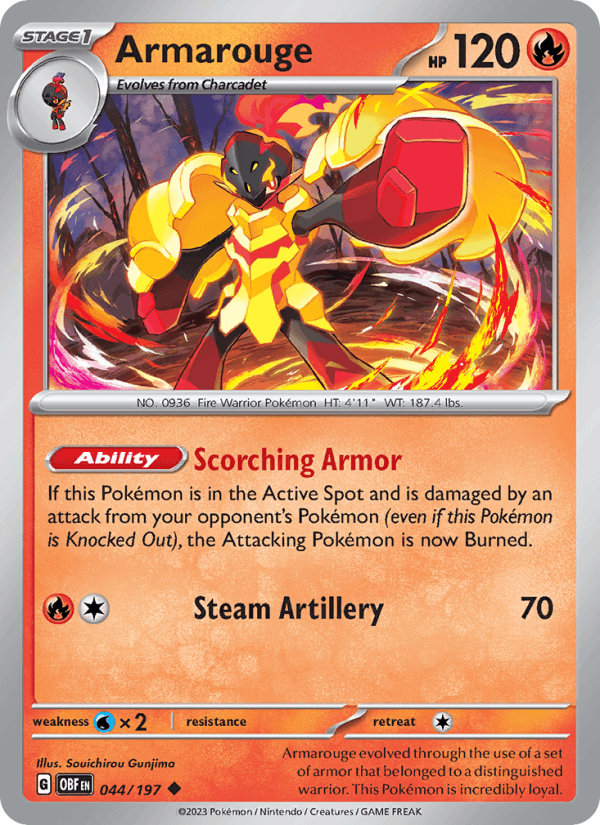 Armarouge 044/197 — Obsidian Flames