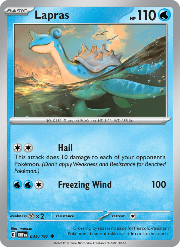 Lapras 045/197 — Obsidian Flames