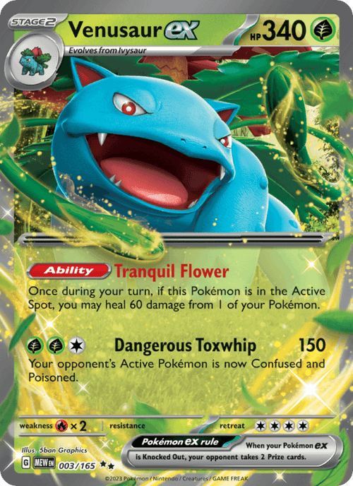 Venusaur ex 003/165 — 151