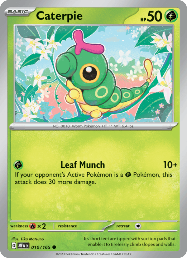 Caterpie 010/165 — 151