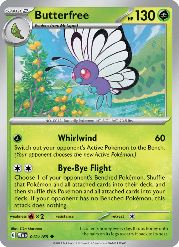 Butterfree 012/165 — 151