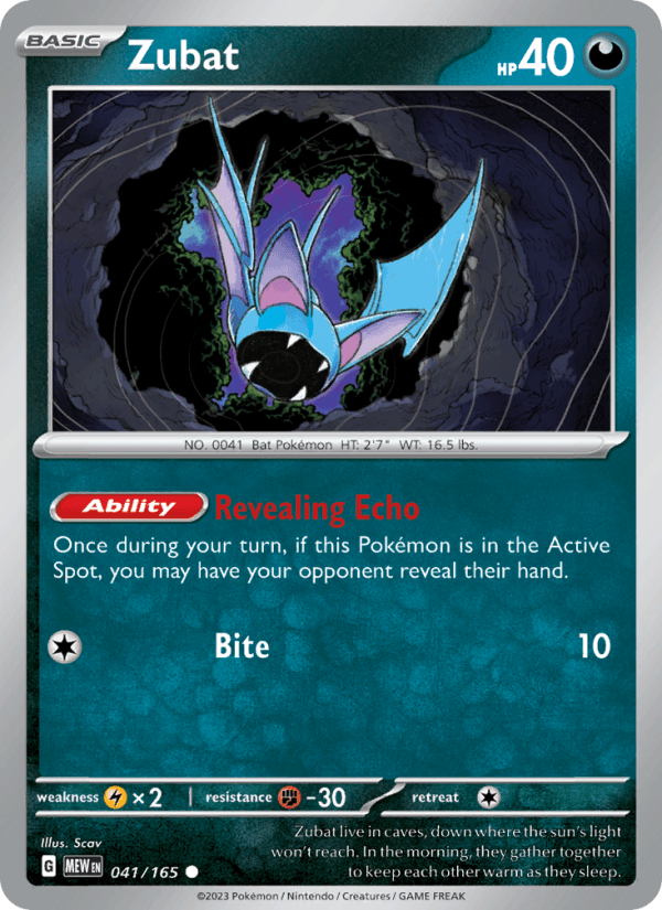 Zubat 041/165 — 151
