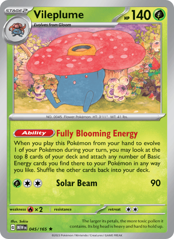 Vileplume 045/165 — 151