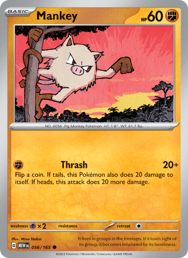 Mankey 056/165 — 151