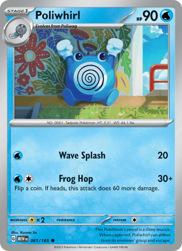 Poliwhirl 061/165 — 151