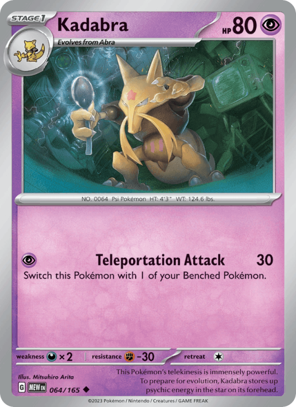 Kadabra 064/165 — 151
