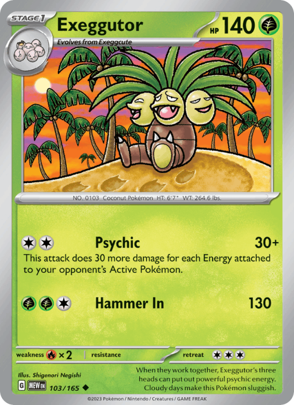 Exeggutor 103/165 — 151