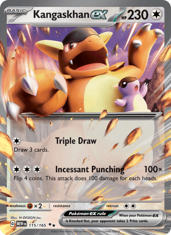 Kangaskhan ex 115/165 — 151