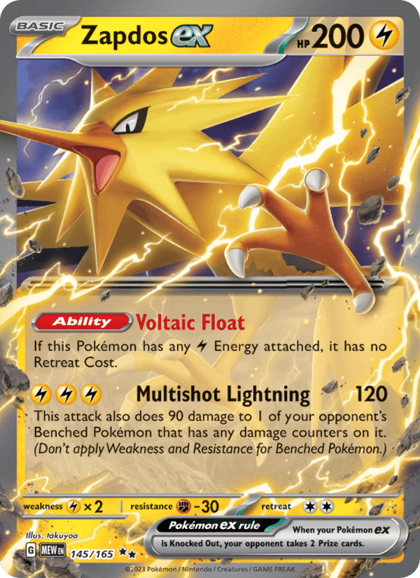 Zapdos ex 145/165 — 151