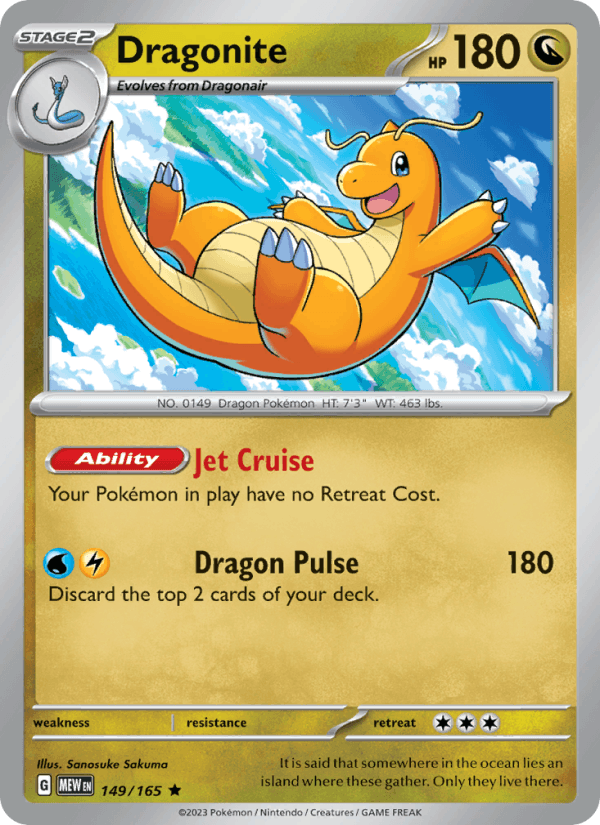 Dragonite 149/165 — 151