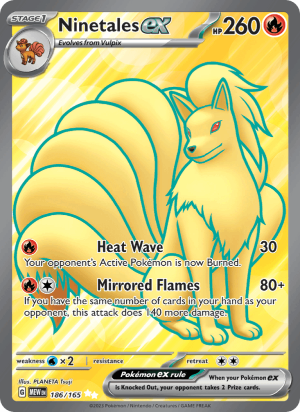 Ninetales ex 186/165 — 151