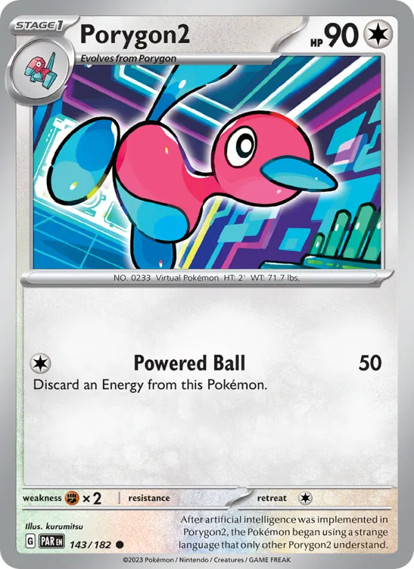 Porygon2 143/182 — Paradox Rift