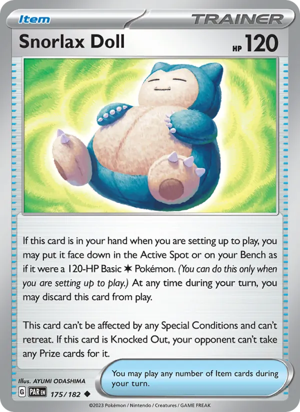 Snorlax Doll 175/182 — Paradox Rift