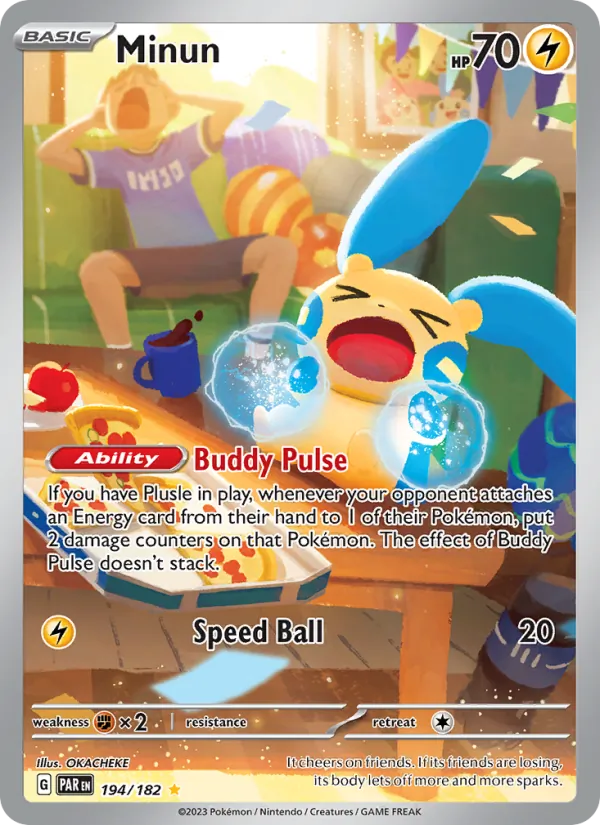 Minun 194/182 — Paradox Rift