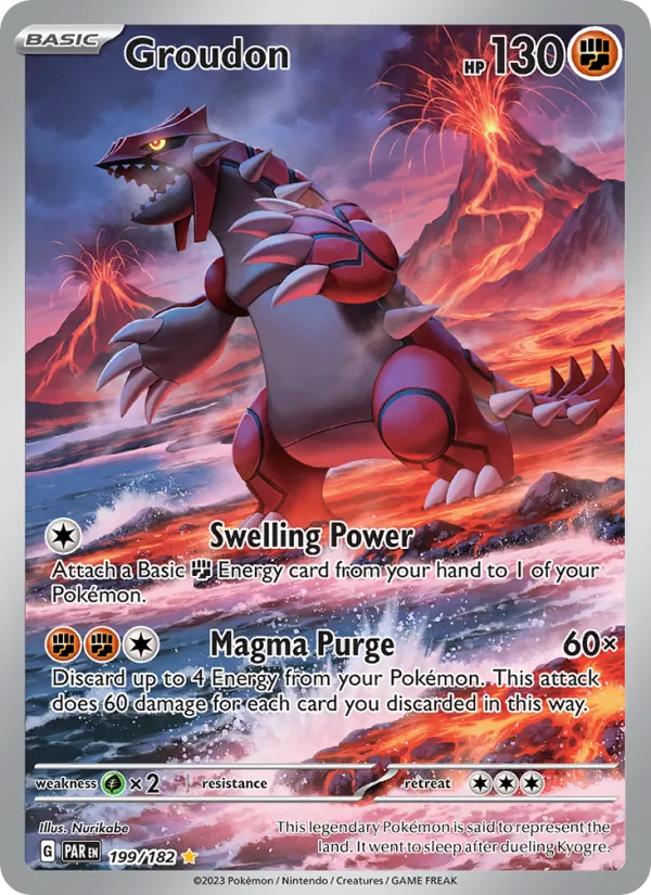 Groudon 199/182 — Paradox Rift
